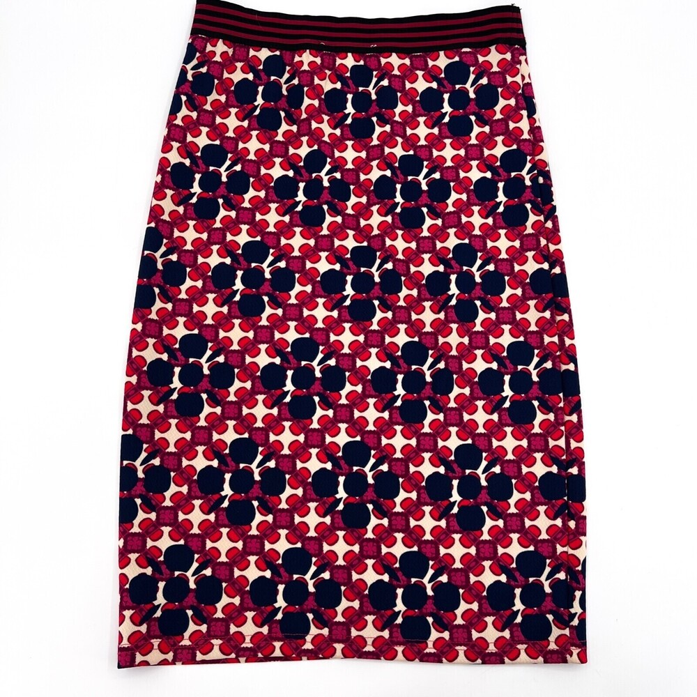 Umgee USA Skirt Womens Small Floral Multicolor A-Line Pull On Elastic Waist